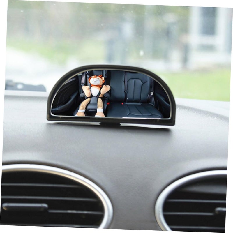 ABOOFAN 2pcs Adjustable Convex Rear View Mirror Rotatable Automotive Spot Mirrors for Enhanced Visibility Cars Suvs and Trucks Easy Installation Stylish Black Design - Image 3