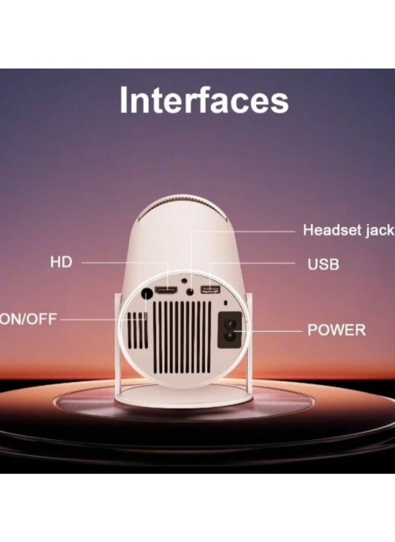 YO - The Y05 Is A High-Definition LED Projector With  1280×600 Resolution And 120 ANSI lumens Brightness. It Features WiFi 6, Bluetooth 5.0, And An Optional HDMI Input For Seamless Connectivity. With a 50,000-hour Light Source Lifespan,It Ensures Long-Lasting Performance For Home Entertainment And Presentations. - Image 1