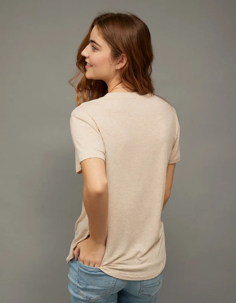 American Eagle  AE Soft & Sexy Classic T-Shirt for Women | Best Price UAE