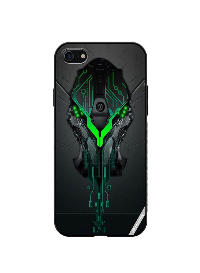 VR CREATIVE Protective Case Cover For Apple iPhone SE (2022) Logo Design Multicolour - Image 1