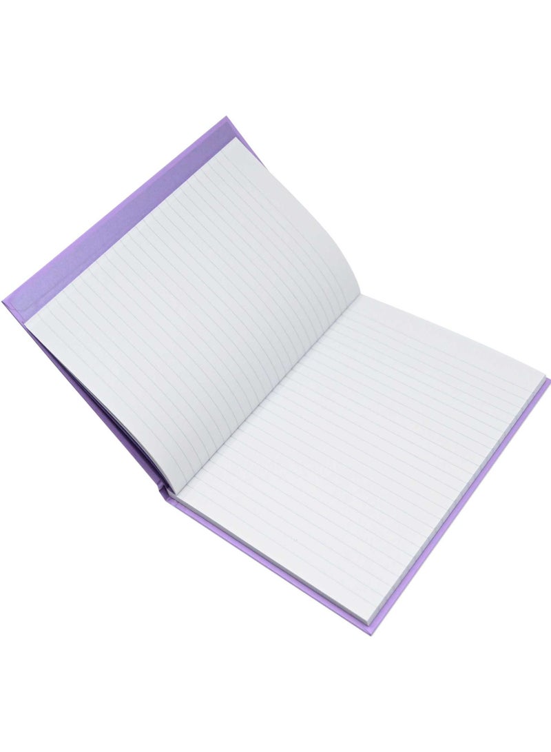 FIS 5-Piece FIS Neon Hard Cover Note Book, (100 Sheet) Single Line, Taro Colour, 9x7 Inch Size - FSNB97N274 - Image 2
