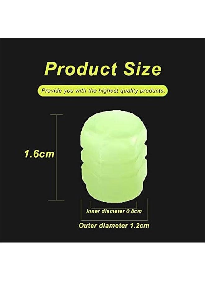 Generic 16 Pcs Fluorescent Car Tire Valve Caps, Universal Glow in The Dark Tire Caps, Durable Luminous Tire Valve Stem Cap for Most Cars, SUVs, Trucks, Motorcycles and Bicycles  - Image 3