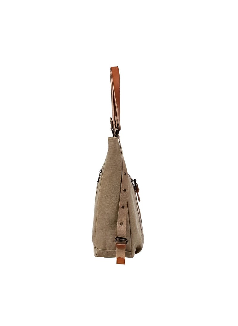 REOCLE - Women's Canvas Backpack Purse Casual Tote Handbag Hobo Bag Beach Bag Shoulder Bag for Office & School & Trip & Shopping - Image 1