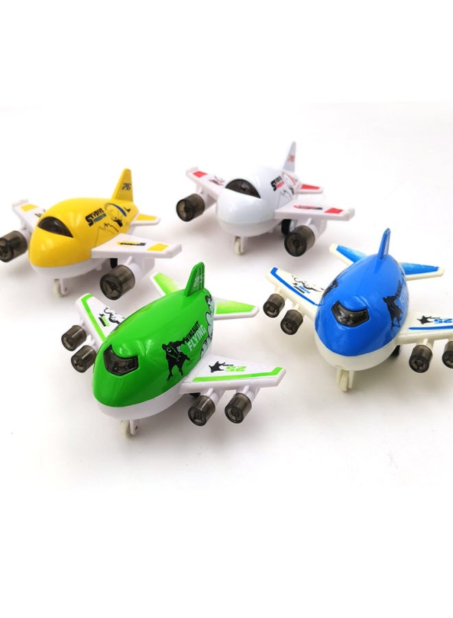 Xingyuanda Alloy Cartoon Huili Aircraft Q Edition Solid Color Large Children's Toy Car Boutique Machine Grab Toy-Color:OPP Transparent Bag With Keychain Single  - Image 1