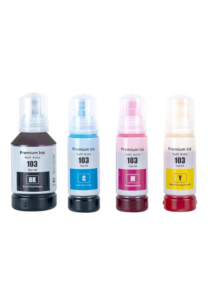 Epson L3110, L3111, L3150, L3151, L3156 Compatible 4 Color Ink Set Epson 103