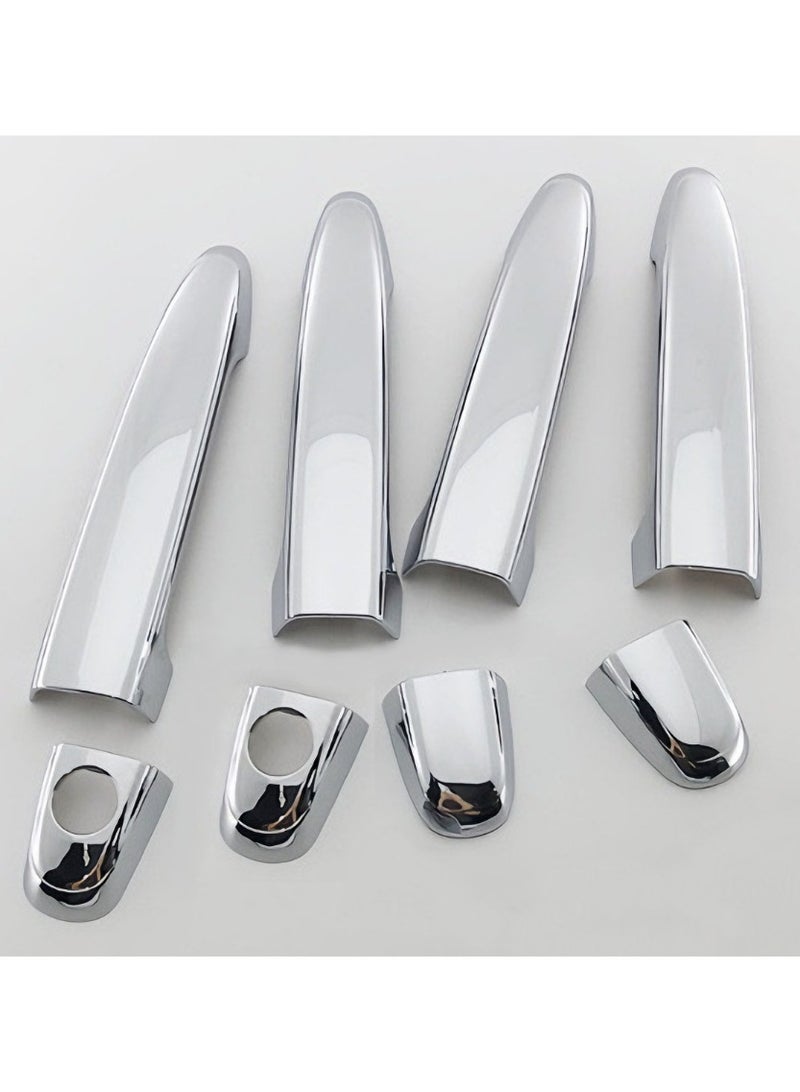Chrome Door Handle Covers for Toyota Camry 2007–2011, 4PCS Exterior Door Handle Trim Set, Easy Installation, Shiny Mirror Finish - Image 3