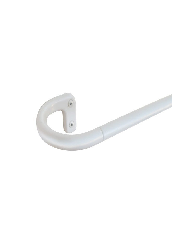 Decopolitan 5/8" ROOM DARKENING ROD SET 86-128" WHITE - Image 1