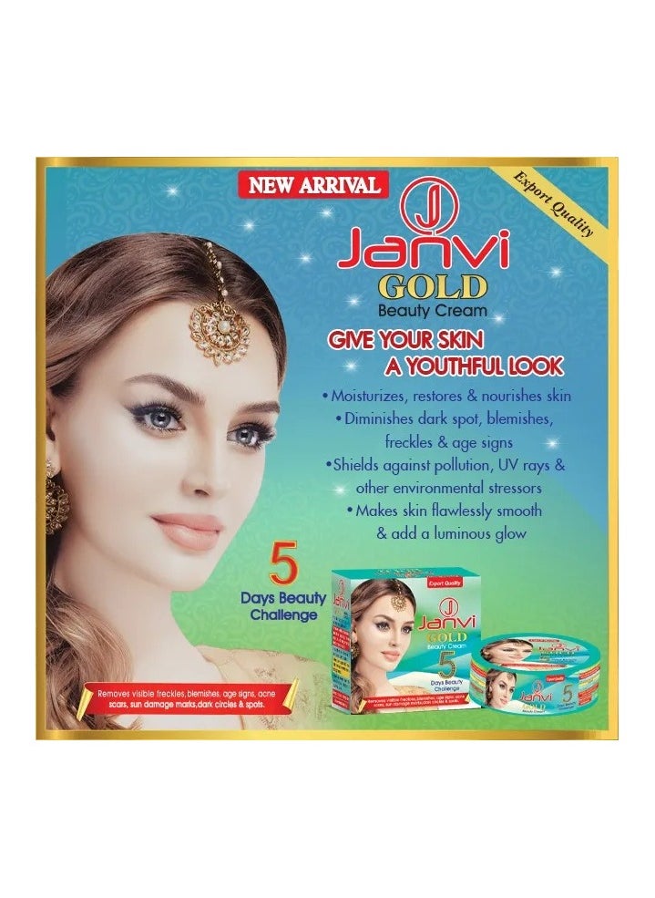 JANVI - Set Of Two Pieces Gold Beauty Cream 5 Days Beauty Challenge - Image 1
