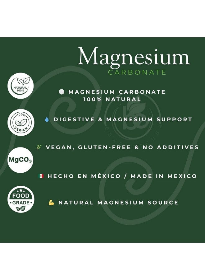 Magnesium Carbonate - 7g x 4 Cubes (Pack) - Pure Magnesium Carbonate - Food Grade - Non-GMO, Gluten-Free, Vegan - Carbonato de Magnesio en Cubos - Hecho en México - Image 5