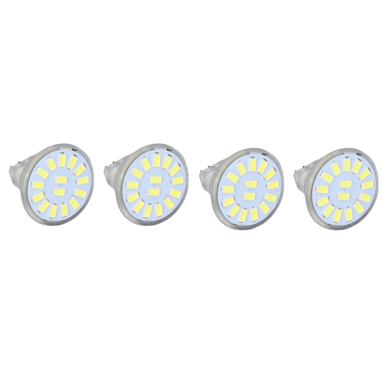 4PCS 15LED MR11 Light Bulb 5W 500LM Double Pin Base Landscape Spot Light Bulb for Living RoomCold White - Image 4