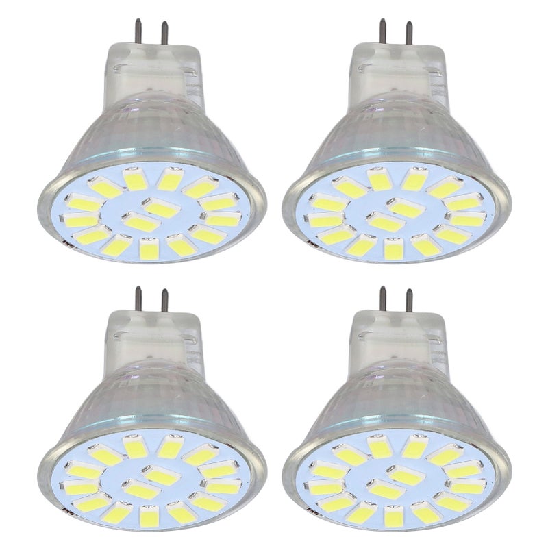 4PCS 15LED MR11 Light Bulb 5W 500LM Double Pin Base Landscape Spot Light Bulb for Living RoomCold White - Image 3