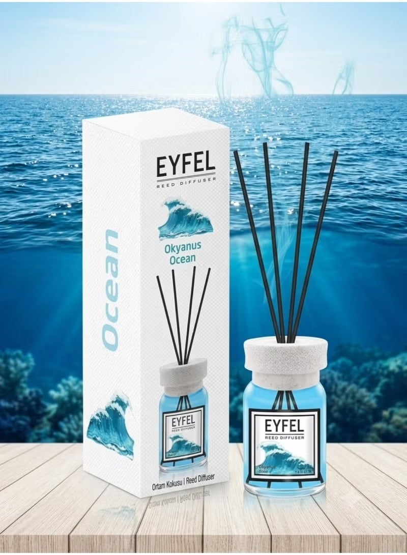 EYFEL Ocean Reed Diffuser Blue 120ml - Image 5