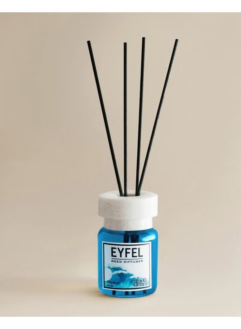 EYFEL Ocean Reed Diffuser Blue 120ml - Image 4