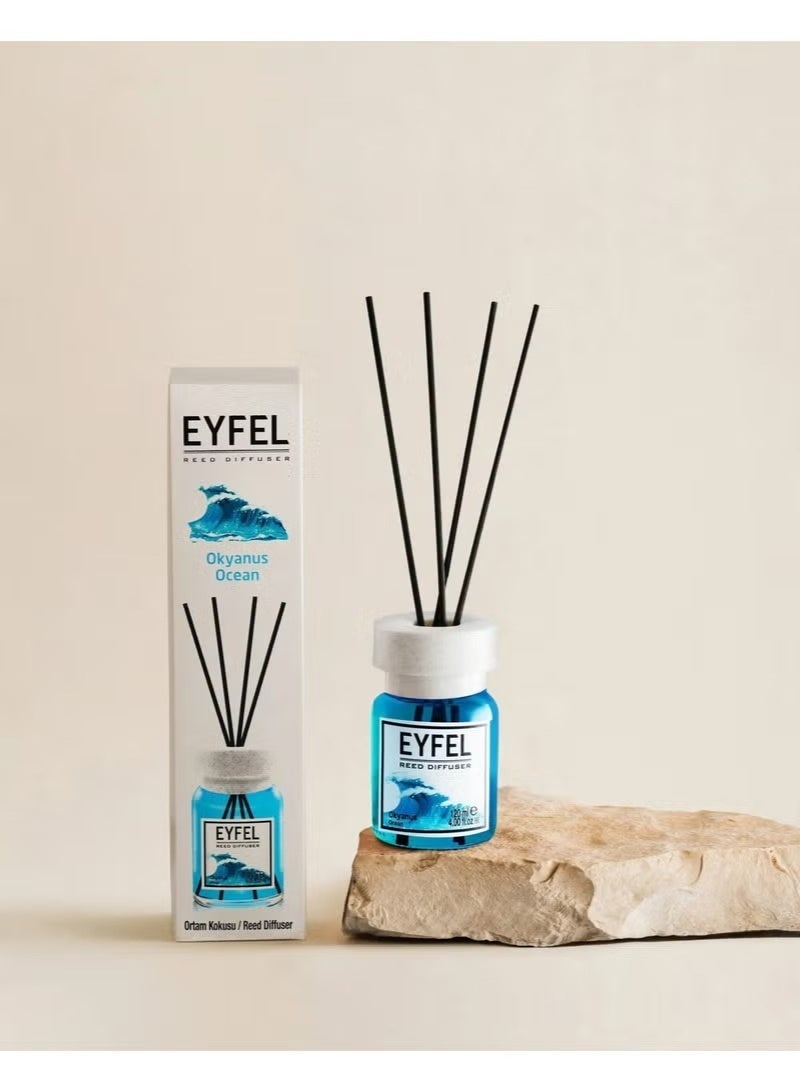 EYFEL Ocean Reed Diffuser Blue 120ml - Image 2