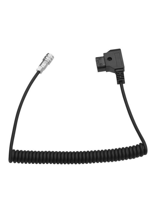 NIBEMINENT D-Tap To Locking Power Cable For Blackmagic Pocket Camera Black/Silver - Image 1