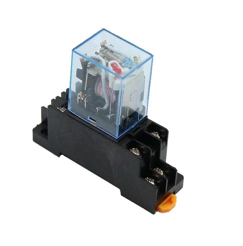 MY2NJ DPDT Power Relay With Socket Base 8 Pin AC 48V 10 Pieces - Image 3