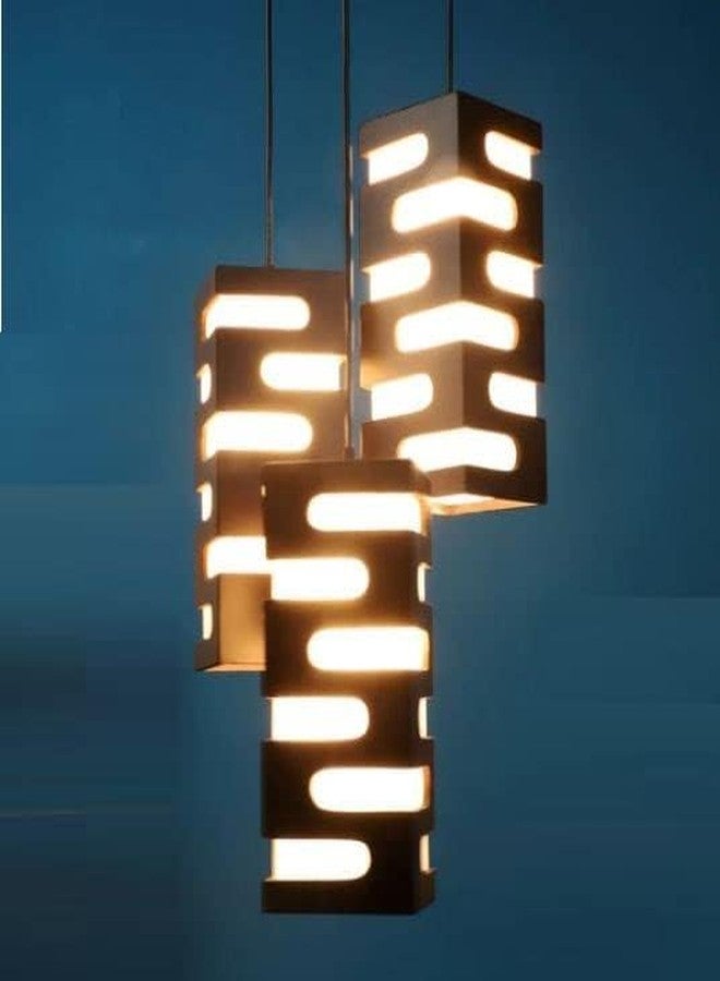 kinis مصباح معلق ثلاثي من كينيس، تصميم S، أسود (مع لمبة) - Image 1