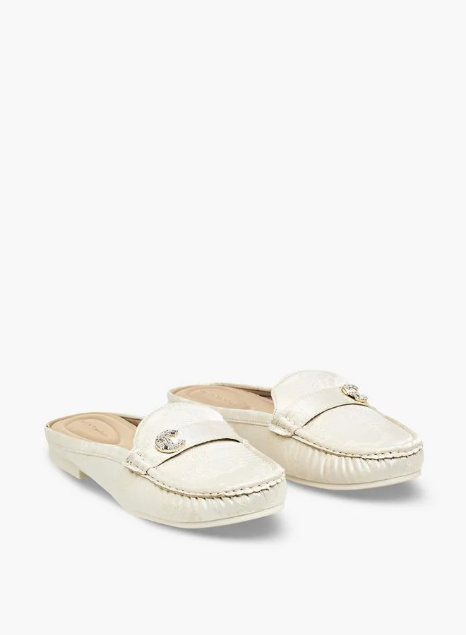 Le Confort Women Jacquard Mules