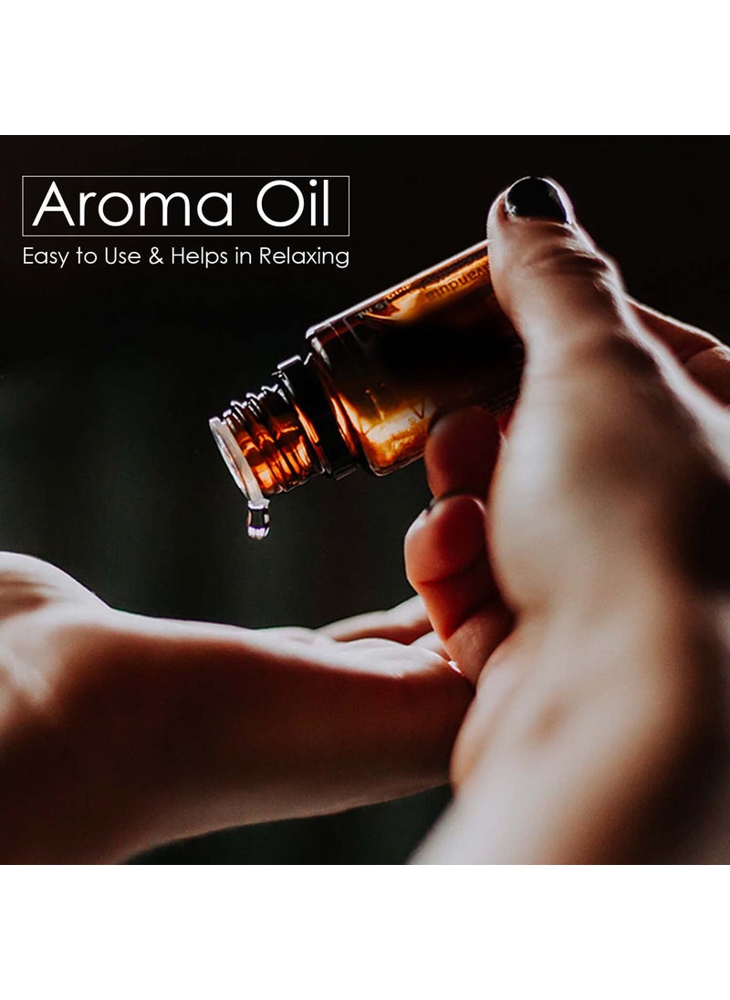 K3 AURA K3 AURA Aroma Oil Candle Burner Electric Diffuser for Home Fragrance Make Your Mood Happy and Relax Easy to Use Helps in Relaxing Camphor Oil 15ML  - Image 2