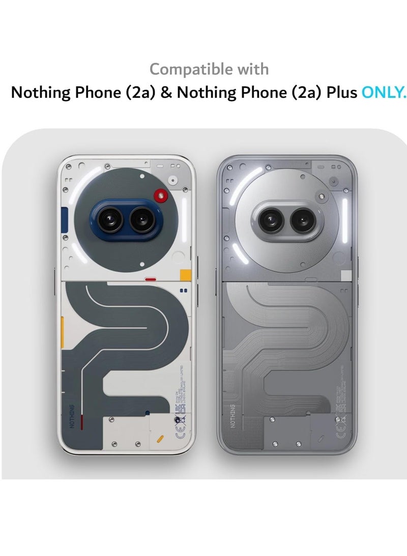 راكسوم جراب سيليكون سائل ناعم الملمس متوافق مع هاتف Nothing 2a / 2a Plus (6.7 بوصة) - أسود، مقاوم للصدمات والخدوش، غطاء واقٍ ببطانة ناعمة من الألياف الدقيقة، تصميم نحيف ومريح، حماية متينة من السقوط للاستخدام اليومي - Image 5