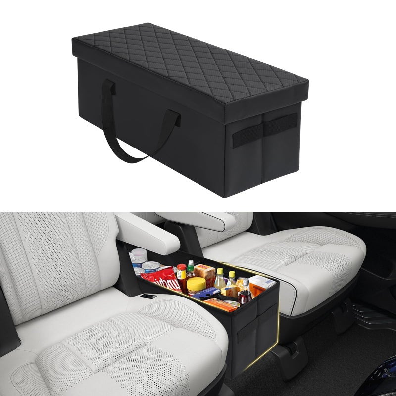 Mixsuper Liner Car Seat Organizer for Subaru Ascent 2019-2026, Console Organizer Backseat Box for Subaru Ascent, Dog Toy Box Storage Bin Kids Toys Baby Supplies Travel Accessories - Image 1