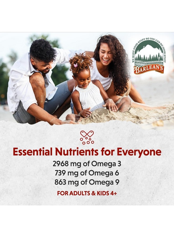 Barlean's Strawberry Banana Flaxseed Oil Liquid, Vegan Omega 3 6 9 Supplements for Kids & Adults from Cold Pressed Flax Seed Oil with 2,968 mg of Vegan Omegas, Non-GMO & Gluten Free, 8 oz - Image 5