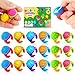 LESONG Fidget Toys Sensory Rings for Kids 18 Pack Textured Spinner Rings Fidget Sensory Toys for Autism ADHD Special Needs Classroom Fidgets for Easter Basket Fillers Egg Stuffers - Image 3