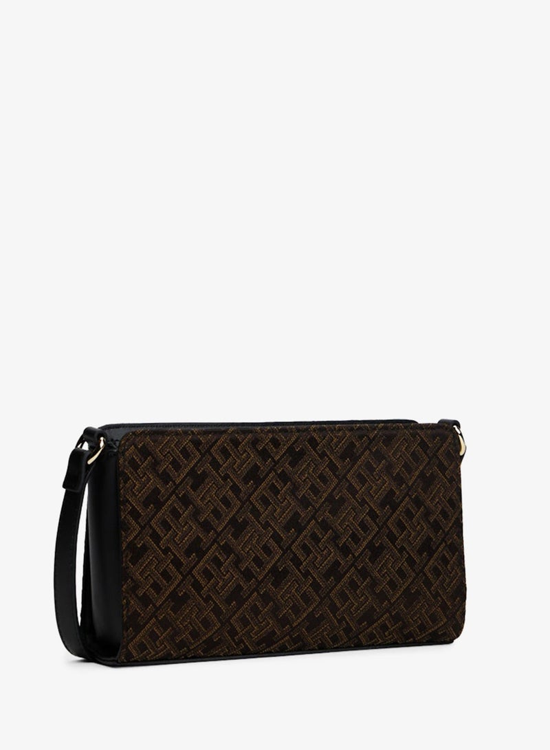 TOMMY HILFIGER Namshi Exclusive- Jacquard Crossbody Bag - Image 3
