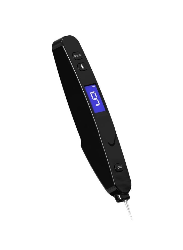 Spot Removal Pen with 9 Modes and LCD Display Replaceable Needle, USB Rechargeable Mole Removal Pen Skin Tag Removal Tool for Wart Spot Tattoo Body Freckles - Image 1