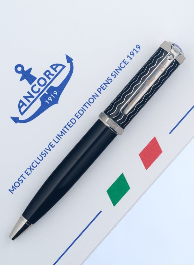أنكورا قلم جنتلمن ١٩١٩ إصدار محدود ٨٨٨ – قابل لإعادة التعبئة – كتابة سلسة – قلم فاخر محفور – مع ضمان – هدية للرجال والنساء – حبر أزرق - Image 4