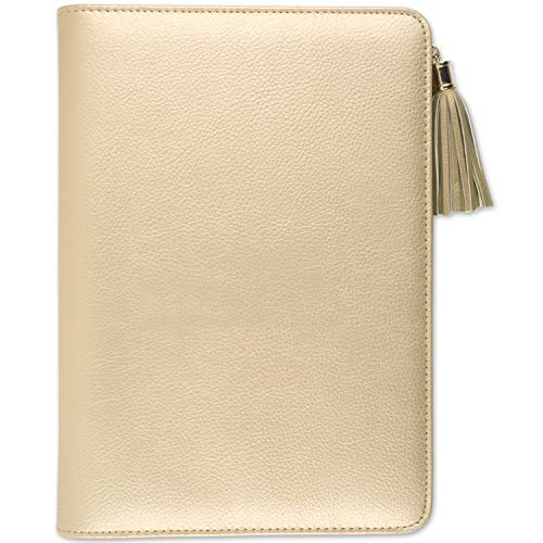 AT-A-GLANCE Weekly & Monthly Planner, Undated, 5-1/2" x 8-1/2", Small, Pebble, Gold (6152-4001-31) - Image 1