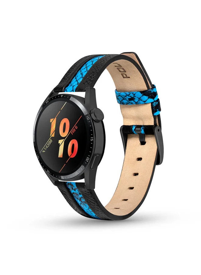 بوليس Bridge Black Leather Watch Straps