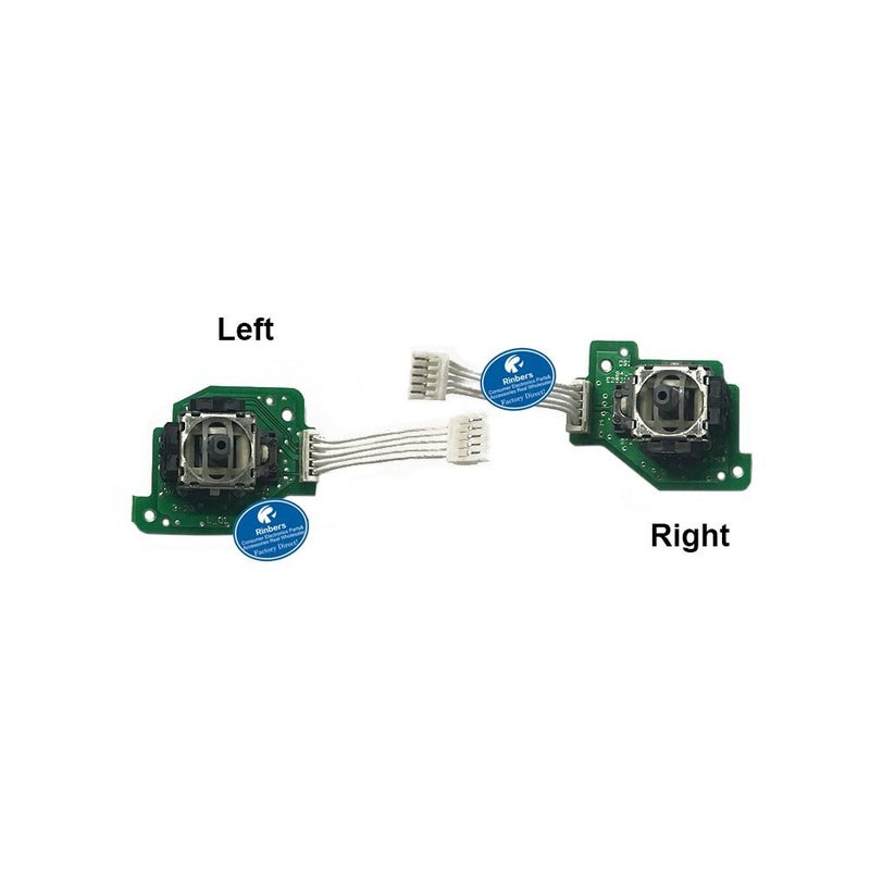Rinbers ® Left Right Analog Joysticks with PCB and Flex Cable Assembly Replacement for Nintendo Wii U Gamepad Controller - Image 4
