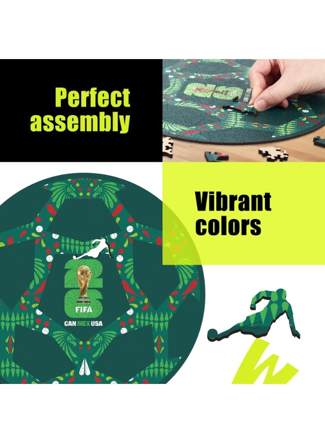 فيفا أحجية خشبية مرخصة رسميًا "كرة القدم الموحدة" لكأس العالم 2026 - 200 قطعة - Image 3