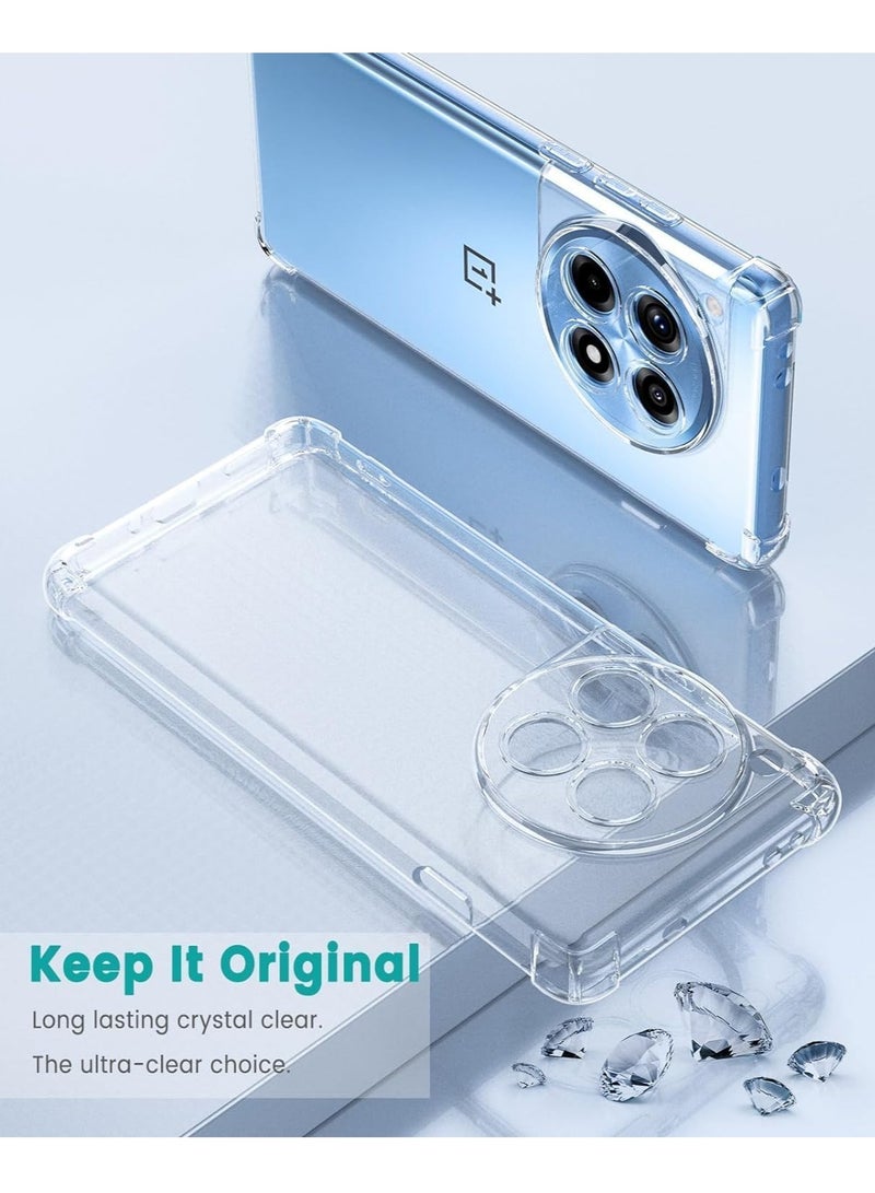 BORTONY One plus Ace 3 5G Case Cover Soft Silicone Case Lightweight Shock Protective Cover With Camera Protection Designed For One plus Ace 3 5G - Image 4