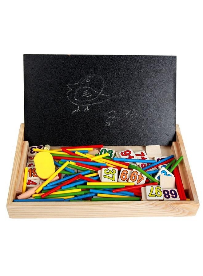 Numbers And Arithmetic Symbols Counting Sticks Box Montessori Baby Math Teaching Aids Multifunctional Math Operation and Drawing - Image 2