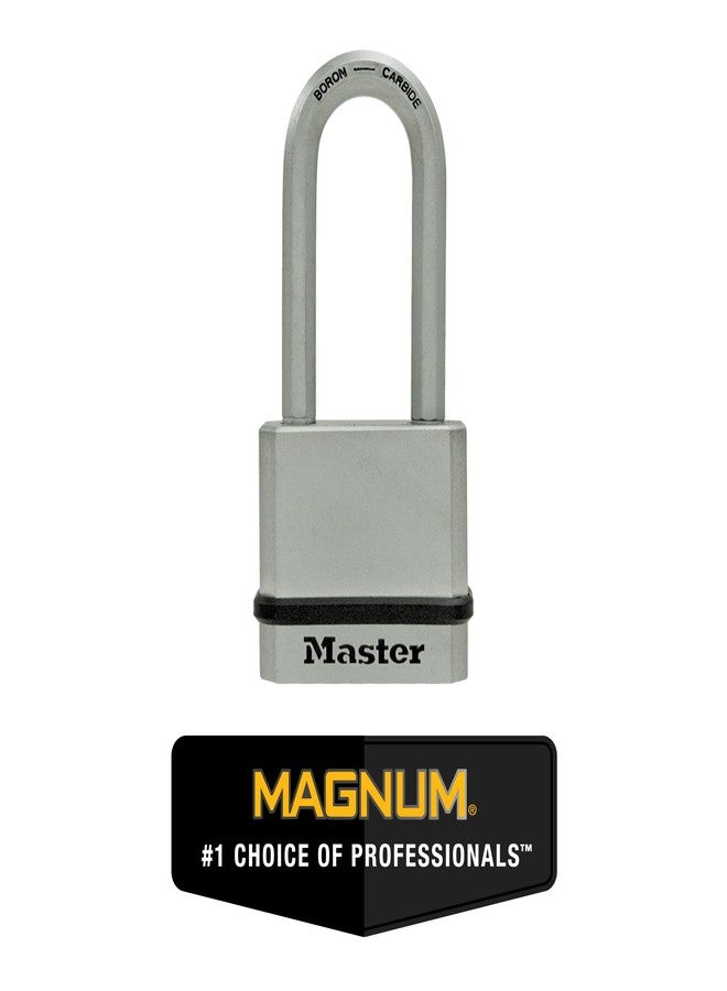 Master Lock M530XQLH Magnum Solid Steel Keyed Alike Padlocks, 1-3/4 in. Wide, 4 Pack Keyed-Alike - Image 2