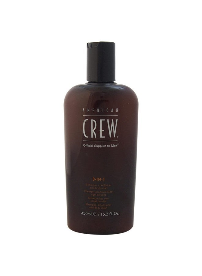 أمريكان كرو شامبو وبلسم وغسول للجسم 3 في 1 من أمريكان كرو للرجال، 15.2 أونصة