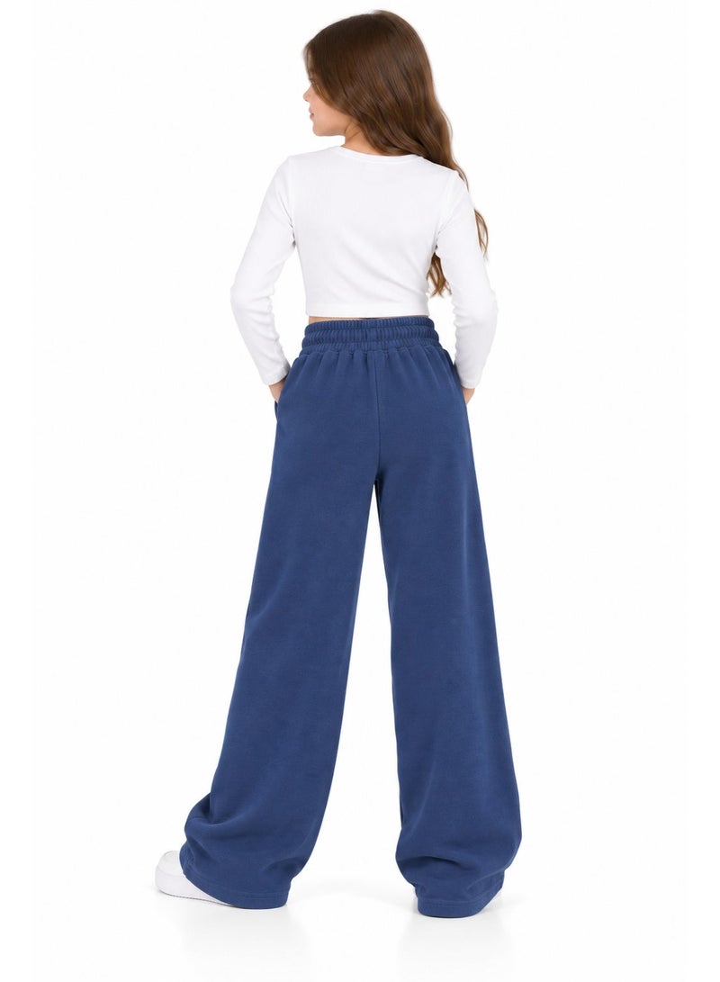 Caesar Girls' wide-leg trousers in Heshira fabric. - Image 2