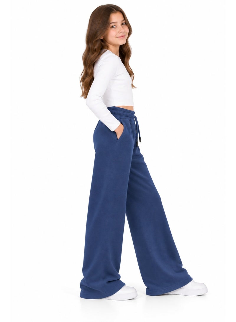 Caesar Girls' wide-leg trousers in Heshira fabric. - Image 3