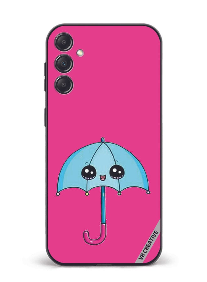 VR CREATIVE Protective Case Cover For Samsung Galaxy A34 Umbrella Design Multicolour - Image 1