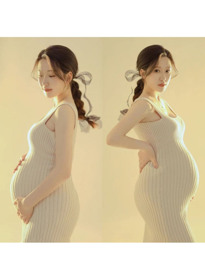 New Pregnant Women Photo Studio Theme Photography Photo Clothing Fashion Clothing Mommy Gauze Skirt Art Photo Clothes 
