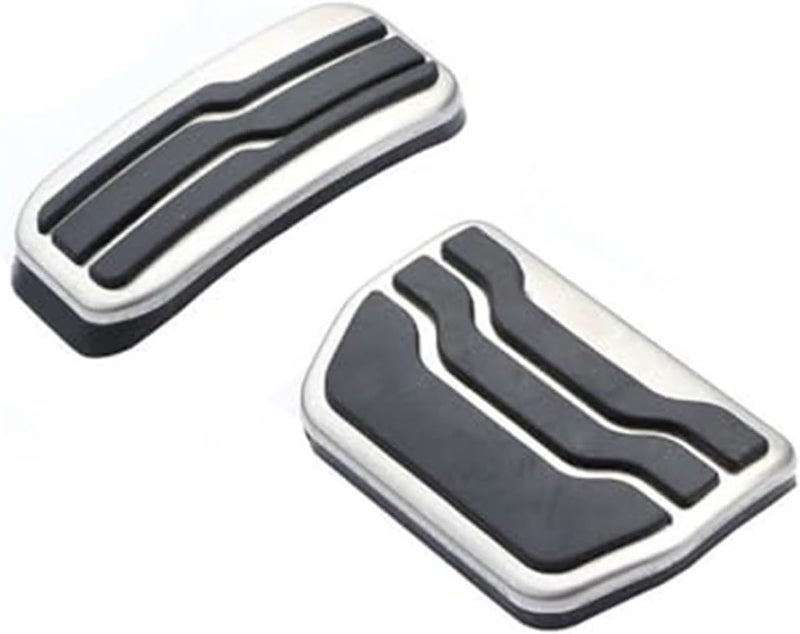 DEMULAX Stainless Steel Car Brake Pedal Pads - Image 2