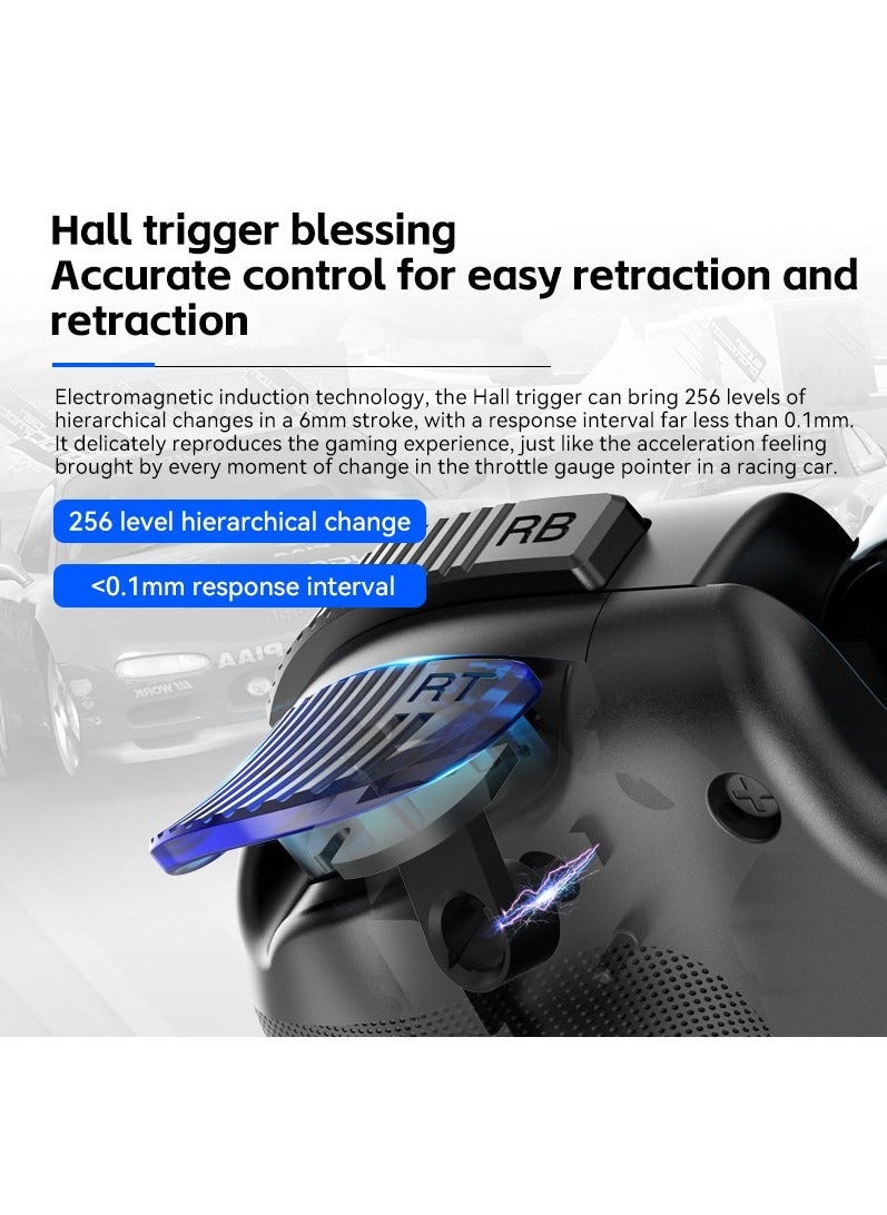 Generic - D10 Extendable Gaming Controller Delta for PS4, Android, iOS, Tablets, Switch, Xbox Streaming Controller (Black) - Image 1