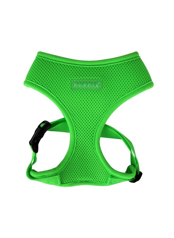بوبيا حزام Puppia Soft Harness A XL فوق الرأس من شبكة ناعمة باللون الأخضر النيون - Image 1