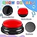 Ovveroche 6 Pieces Recordable Answer Buzzers Button Answer Buzzers Game Show Buzzer Recordable Button Classroom Buzzers Perfect for Study Office Home and Pet Buttons Training Toy - Image 4