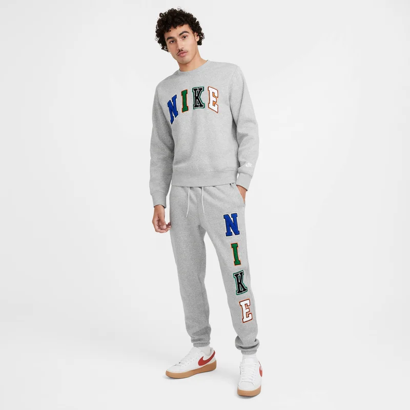 Nike Grey Men's Club Sweatshirt for Men | Best Price UAE