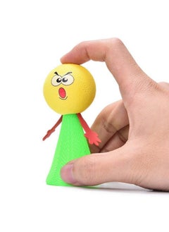 شيف سوفت مجموعة من قطعتين من لعبة Shivsoft Emoji Jumpimg Elf Fly Toy، متعددة الألوان  - Image 2