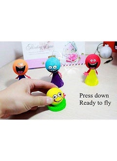 شيف سوفت مجموعة من قطعتين من لعبة Shivsoft Emoji Jumpimg Elf Fly Toy، متعددة الألوان  - Image 3