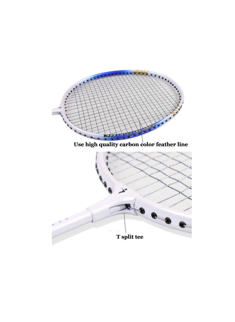 Generic Aluminium alloy badminton racquet Double racquet - Training badminton racquet set  - Image 2
